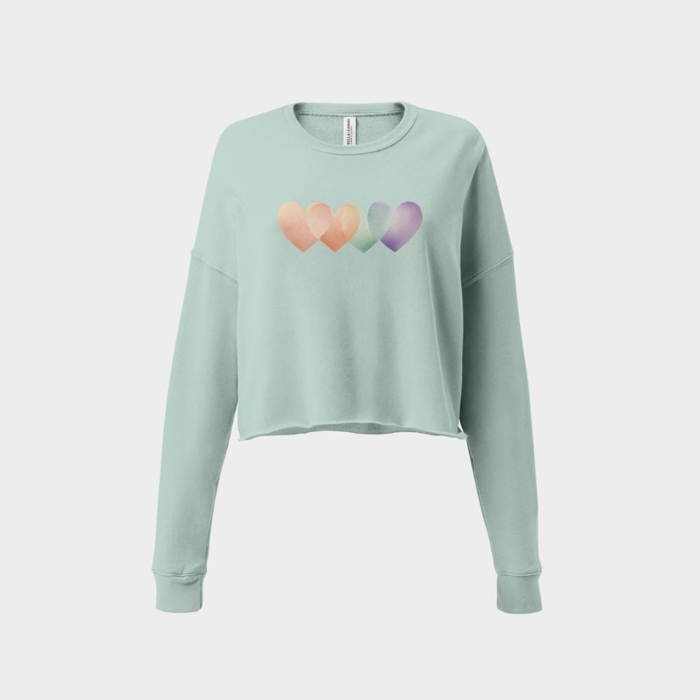 LOVE IN PASTELL – CROPPED PULLOVER