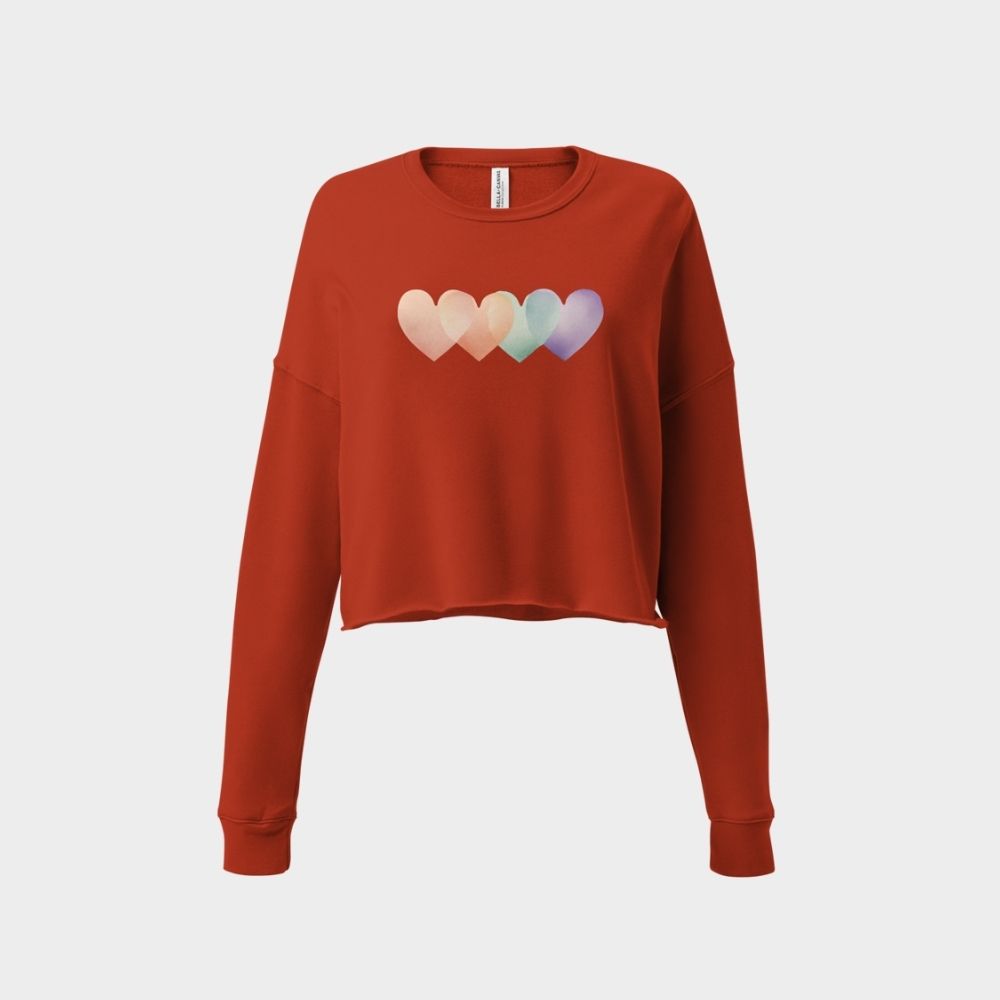 LOVE IN PASTELL – CROPPED PULLOVER