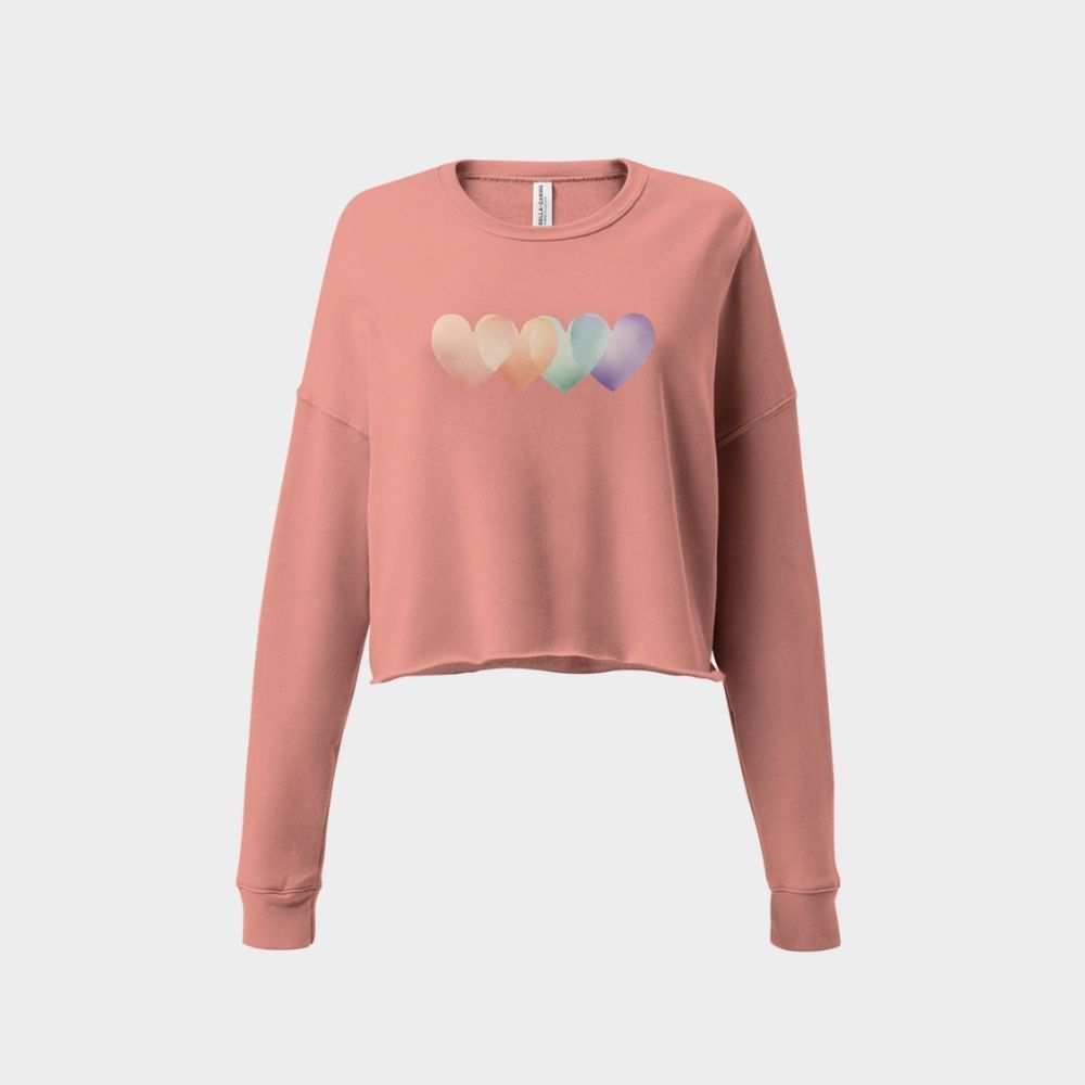 LOVE IN PASTELL – CROPPED PULLOVER
