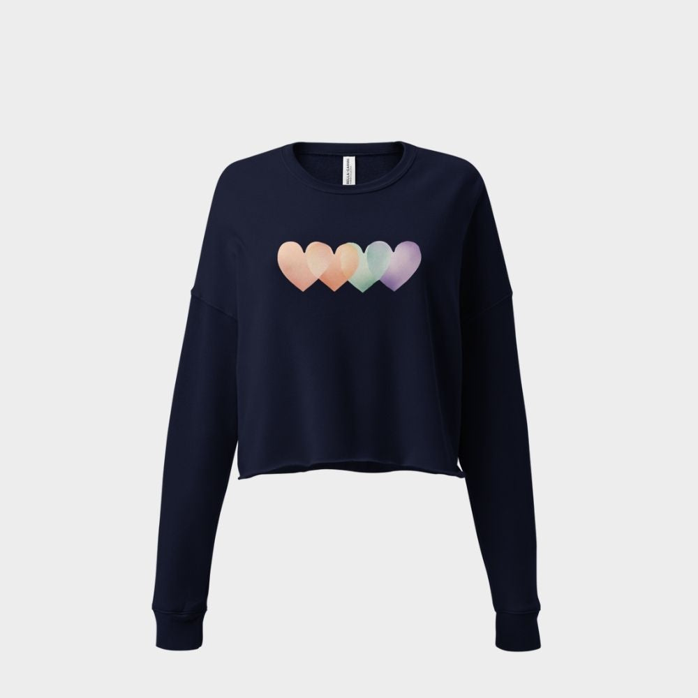LOVE IN PASTELL – CROPPED PULLOVER
